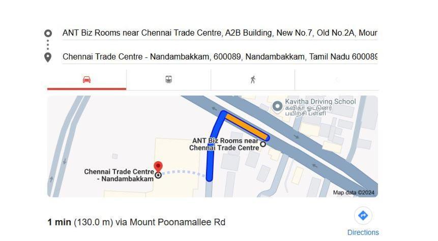Ant Biz Rooms Near Chennai Trade Centre Exterior photo